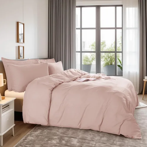 Vista 278 de NEXHOME PRO Funda de edredón Twin XL 100% algodón lavado, transpirable, duradera, texturizada, similar al lino, juego de ropa de cama para el hogar