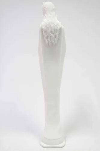 Vista 7 de Vittoria Collection Estatua italiana blanca de 10 pulgadas de alto, Virgen María, Nuestra Señora de Fátima, hecha en Italia