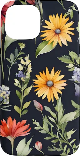 Vista 6 de iPhone 16 Bouquet Acuarela Flores Acuarela Floral Botánico Case