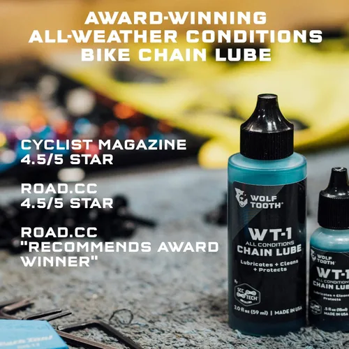 Vista 7 de Wolf Tooth Lubricante de cadena WT-1 2 oz aceites de bicicleta