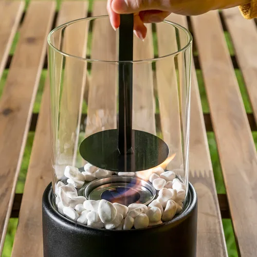 Vista 4 de Chimenea de Mesa de Bioetanol Decorativa Heatfir InnovaGoods
