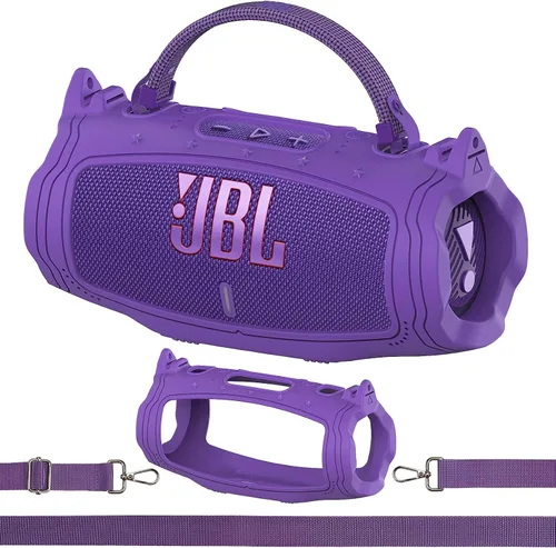 Vista 11 de Funda de silicona para altavoz Bluetooth portátil JBL Charge 6 Azul