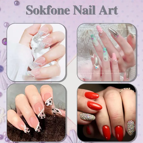 Vista 3 de 3 hojas de gemas de diamantes de imitación autoadhesivos para la cara, maquillaje, uñas, manualidades (negro)