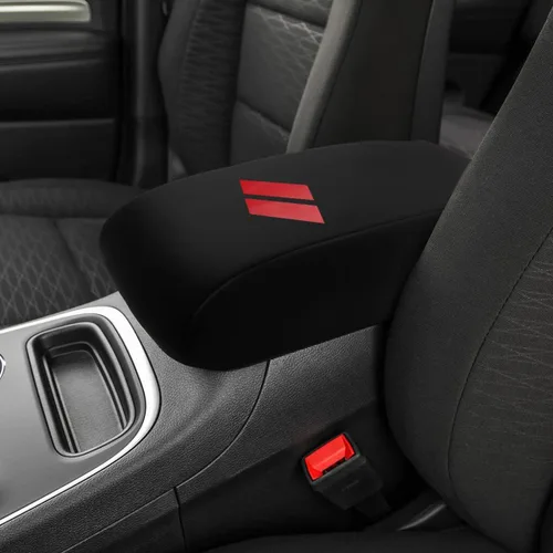 Vista 12 de INTGET Funda para reposabrazos de consola central de automóvil para Dodge Durango Accesorios 2011-2020, funda de cuero para reposabrazos, funda