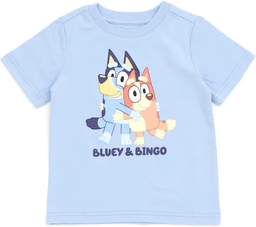 Vista 2 de Bluey Conjunto de camiseta y pantalones cortos de bingo para niños pequeños