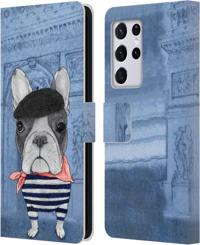Vista 11 de Head Case Designs Officially Licensed Barruf Beagle Dogs Leather Wallet Case Compatible with Samsung Galaxy S21 Ultra 5G