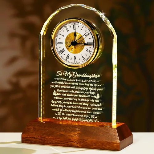 Vista 11 de Arikyrist Reloj de cristal, regalos cristianos para mujeres, ideas Biblia con flor
