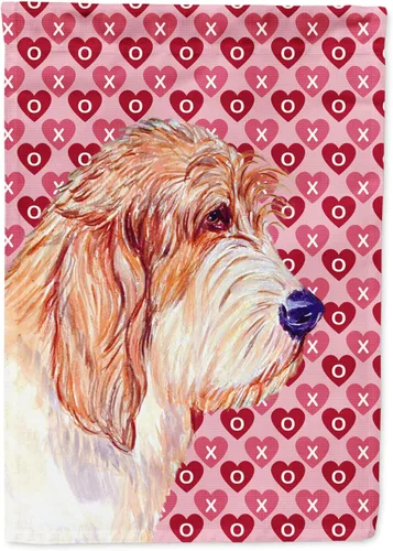 Vista 46 de Caroline's Treasures SS4484GF Bandera de jardín con diseño de bulldog inglés y corazones para el Día de San Valentín, bandera decorativa para patio