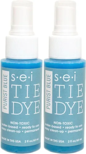 Vista 52 de S.E.I. Botella de Spray de Tie Dye del 4 de Julio: 2oz. Spray de Tinte para Tela No Tóxico, Tinte Permanente para Ropa DIY, Un Paso, Suministros