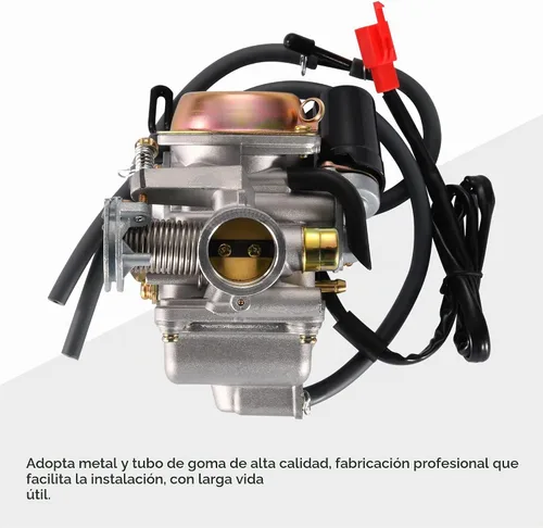 Vista 3 de GOOFIT PD24J carburador para GY6 150 cc ATV motor 157QMJ de Scooter