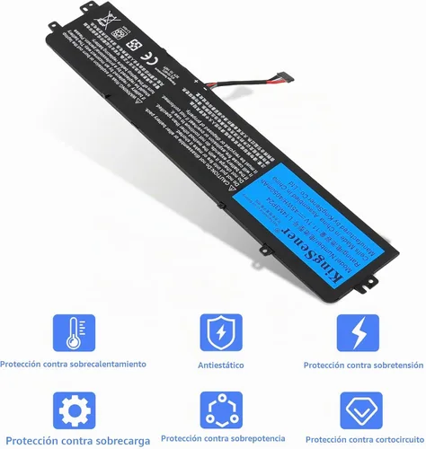 Vista 3 de Batería portátil de 45 Wh para Lenovo Y700 Y520 - L14M3P24 11.1V