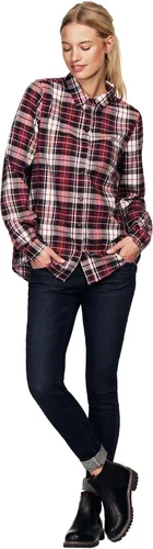 Vista 5 de Ellos Camisa de franela a cuadros de talla grande para mujer