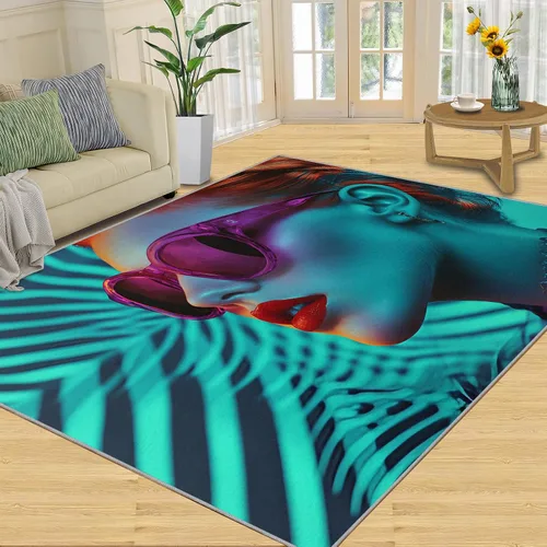 Vista 50 de Desert Dunes Rugs for Bedroom, Desert Landscape Area Rug, Natural Scenery Rugs for Living Room, Indoor Non-Slip Rug, Machine Washable Carpet for