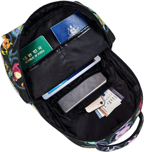 Vista 5 de Mochila de dibujos animados para niño y niña, linda mochila escolar impermeable, mochilas de viaje ligeras, 1 unidad., Mochilas de viaje