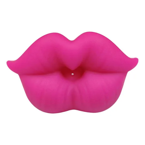 Vista 4 de Novedad Labios En Forma De Chupete De Silicona Chupete Para Rosa Rojo Rojo rosa