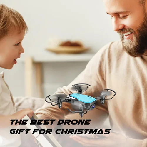 Vista 9 de SIMREX X300C Mini Drone con Cámara 720P HD FPV, Cuadricóptero a Control Remoto Plegable con Mantenimiento de Altitud, Flip 3D, Modo Sin Cabeza