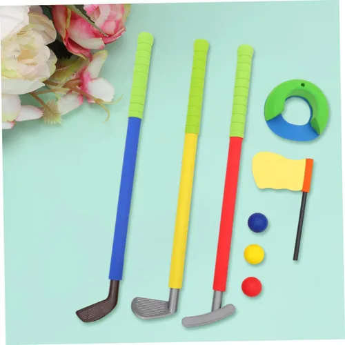 Vista 3 de YARNOW 1set Boys and Girls Outdoor Golf Set Parent-boy Girl Toy for Fun Playtime Safe Nbr Material for Kindergarten Sports and Family Bonding
