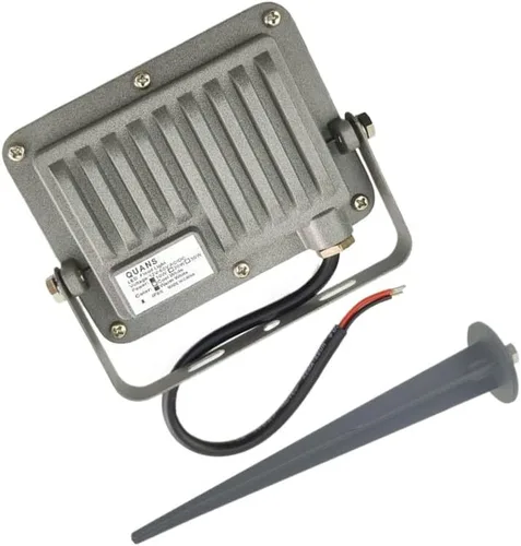Vista 4 de QUANS Lentes LED de 10 W, blanco frío, 12 V, 24 V, 36 V, 48 V, 60 V, CC, CC, para jardín, patio, camino, paisaje, seguridad, trabajo, pared, lavado