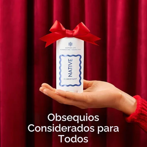 Vista 3 de Native Holiday Limited Edition Desodorante sin aluminio - Alpine Air - 2.65oz - Paquete de 02 Contains Naturally Derived Ingredients 72-Hour Odor
