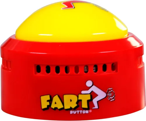 Vista 2 de Talkie Toys Products Botón de pedo - Se ilumina y reproduce 20 sonidos divertidos de pedos - Divertido regalo de broma y broma - Regalo divertido