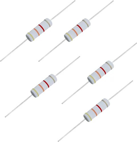 Vista 41 de Resistencia de película de óxido metálico de 1K Ohm, ± 5% de tolerancia de alta precisión de 5 vatios para circuito electrónico, resistencia