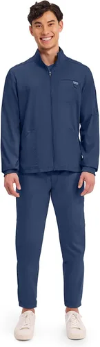 Vista 5 de Cherokee Workwear WW Revolution WW320 - Chaqueta con cremallera frontal para hombre Azul marino