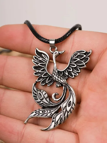 Vista 4 de HAQUIL Collar con colgante de tótem de animales de la naturaleza antigua, regalo de joyería para mujeres