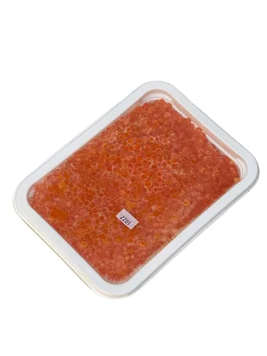 Vista 4 de Caviar Rojo Salmón, Huevas Chum Premium 2.2 lb 35.27 oz