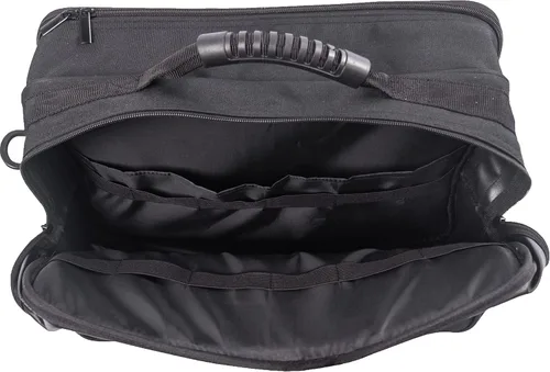 Vista 6 de Bolsa de herramientas de peluquería para peluquería de gran capacidad, equipo de pelo de poliéster, organizador de hombro, kit de aseo