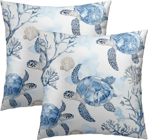 Vista 50 de Fundas de almohada marrón leopardo - 2 piezas Funda de almohada de guepardo 18x18 pulgadas Fundas de almohada de algodón con estampado de animales