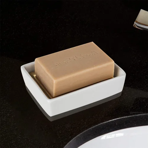 Vista 5 de IMEEA Jabonera dorada SUS304 de acero inoxidable dorado jabonera para baño ducha