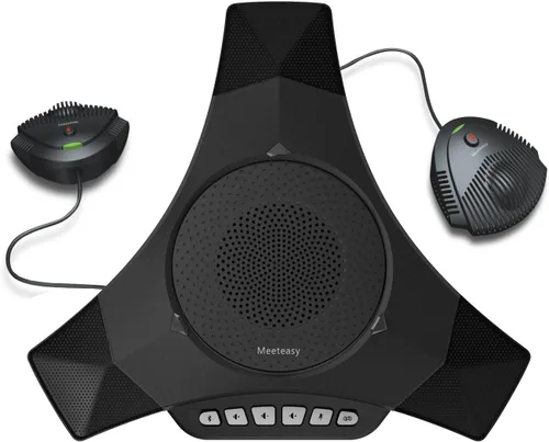 Vista 2 de MVOICE 8000 EX-B Altavoz Bluetooth ampliable para teléfono, conferencia y llamada de teléfono móvil (incluye micrófono de expansión)