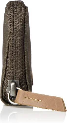 Vista 3 de Fjallraven - Tarjetero con cremallera, Oliva oscuro, talla única , Funda tipo cartera para tarjetas