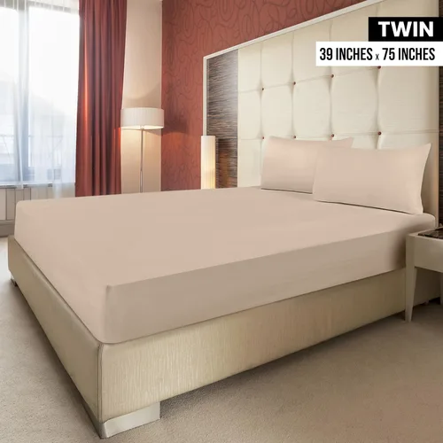 Vista 2 de Utopia Bedding - Paquete a granel de 2 sábanas bajeras ajustadas de microfibra cepillada suave con bolsillos profundos, resistentes al encogimiento