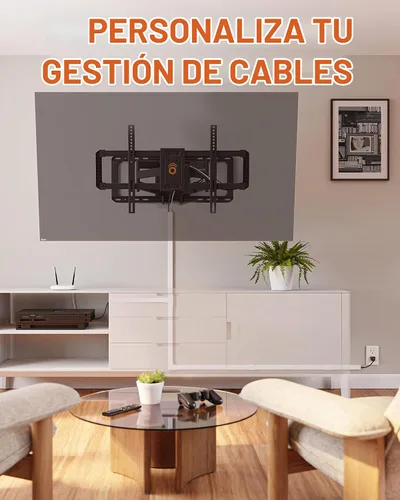 Vista 4 de ECHOGEAR Kit de canaleta de cubierta de cable, canal para despegar y pegar con 10 pies de ocultadores de cables, incluye paquete de conectores