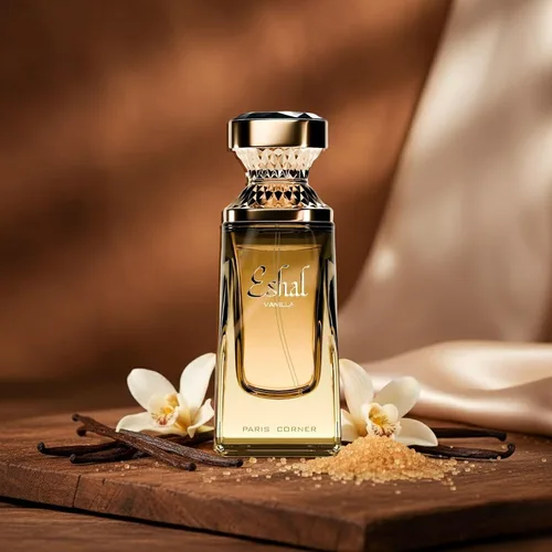 Vista 6 de Paris Corner Eshal Vanilla EDP 3.4 fl oz Perfume para mujer Fragancia dulce, cálida, sensual y duradera Disfruta de notas de azúcar