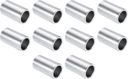 Vista 55 de uxcell 10 piezas de espaciador de acero inoxidable de 3/8" de diámetro interno x 3/4" de diámetro exterior x 1" de longitud, espaciador de rosca
