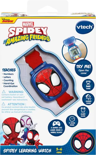 Vista 7 de VTech Spidey y sus Increíbles Amigos - Reloj de Aprendizaje de Spidey
