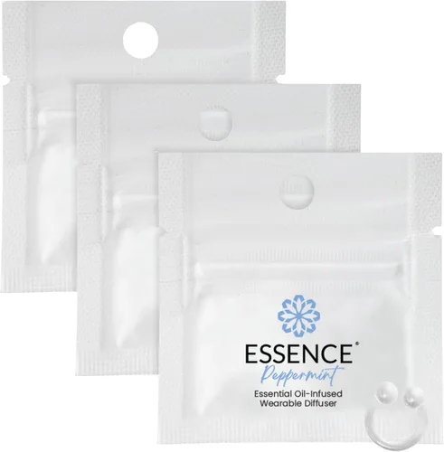 Vista 31 de Essence - Difusor nasal de aromaterapia portátil, anillo de nariz de aceite esencial de bergamota, inhalador de silicona para apoyo del estrés