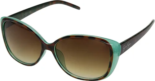 Vista 2 de Jessica Simpson Gafas de sol retro con ojo de gato J5012 para mujer con protección Uv400 Negro