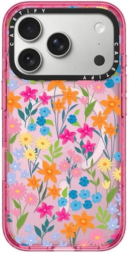 Vista 91 de CASETiFY Impact iPhone Air Case [Delgada/Compatible con Magsafe / 8.2 ft. Protección contra Caídas de Grado Militar 4X] - Lazos - Rosa Arcos