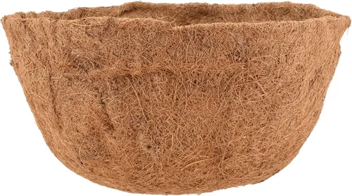 Vista 15 de Arcadia Garden Products - Forro de coco extra duradero 1547B de 12 pulgadas para macetas redondas colgantes, forro de repuesto de fibra de coco