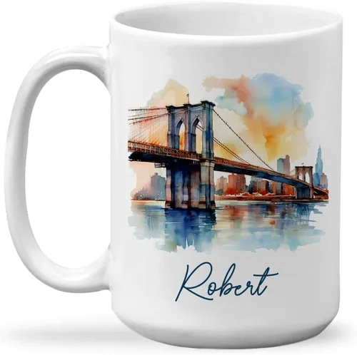 Vista 19 de Tazas de viaje con nombre personalizado Mount Rushmore National Memorial, tazas de viaje de cerámica personalizadas con diseño de lugar famoso