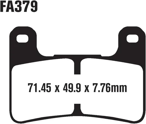 Vista 2 de EBC Brakes EBPCK1002 Kit completo de cambio de pastillas de freno sinterizado Doble-H