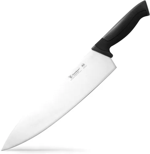 Vista 34 de Cuchillo de chef de 6 pulgadas, hoja de acero inoxidable de alto carbono certificada NSF – Mango ergonómico codificado por colores, cuchillo de Negro