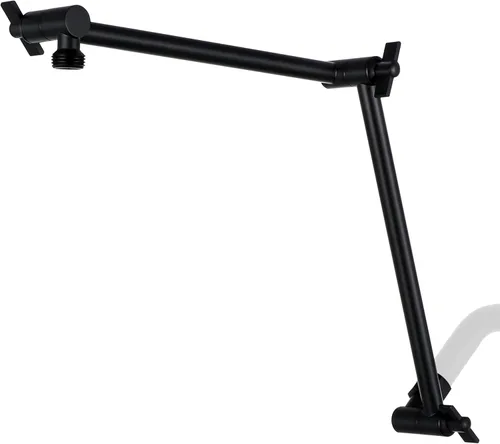 Vista 10 de G-Promise Brazo de Extensión para Cabezal de Ducha de 13 Pulgadas, Extensor de Latón Macizo Ajustable en Altura y Ángulo, Eleva o Baja la Ducha