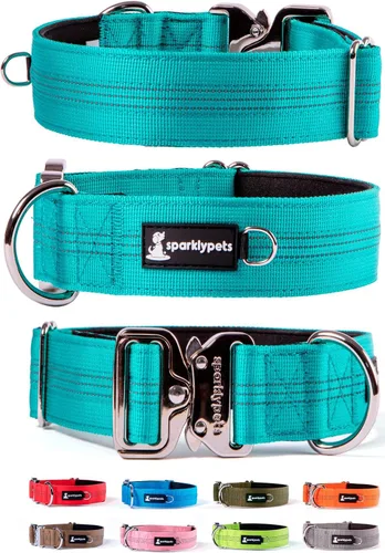 Vista 13 de Collar de perro extra pequeño con hebilla cromada de liberación rápida y soporte AirTag – Collares de razas pequeñas de primera calidad con rayas