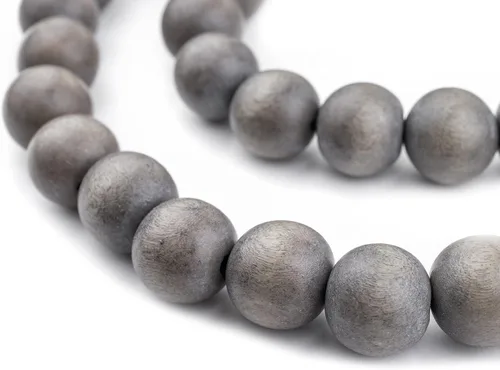 Vista 98 de TheBeadChest: cuentas de madera redondas naturales de 0.315 pulgadas, cuentas de madera sueltas espaciadoras para fabricar joyas, 4 tamaños
