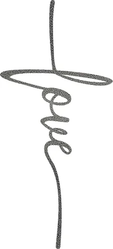 Vista 4 de Cruz de amor - Arte de pared de metal - 8" X 18" - Plata martillada