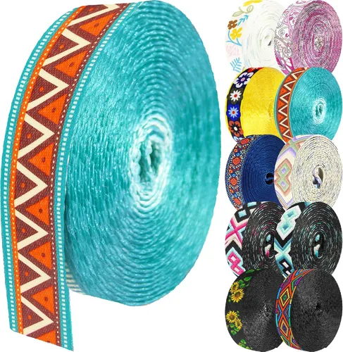 Vista 75 de 1.5 pulgadas Correa de nailon con patrón, correas de cinturón de nailon, correas para bolso, correas para mochila, cinturón de nailon